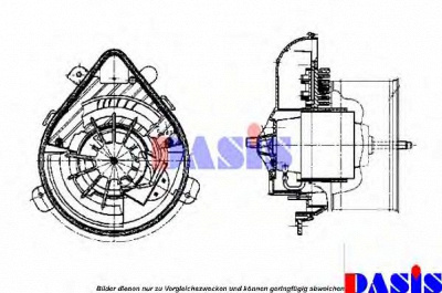 AKS DASIS 068003n -  Вентилятор салона